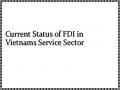 Current Status of FDI in Vietnams Service Sector