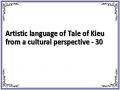 Artistic language of Tale of Kieu from a cultural perspective - 30