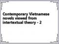 Contemporary Vietnamese novels viewed from intertextual theory - 2