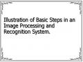 Illustration of Basic Steps in an Image Processing and Recognition System.