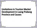 Limitations in Tourism Market Development in Luang Prabang Province and Causes