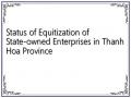Status of Equitization of State-owned Enterprises in Thanh Hoa Province