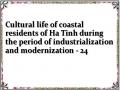 Cultural life of coastal residents of Ha Tinh during the period of industrialization and modernization - 24