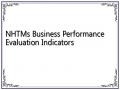 NHTMs Business Performance Evaluation Indicators