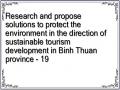 Research and propose solutions to protect the environment in the direction of sustainable tourism development in Binh Thuan province - 19
