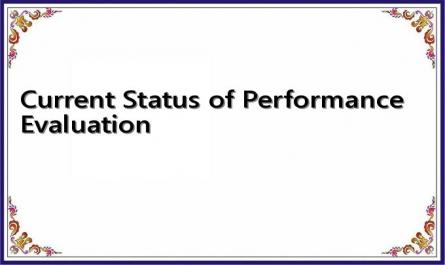 Current Status of Performance Evaluation