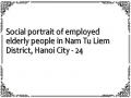 Social portrait of employed elderly people in Nam Tu Liem District, Hanoi City - 24