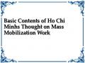 Basic Contents of Ho Chi Minhs Thought on Mass Mobilization Work