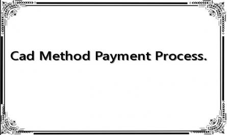 Cad Method Payment Process.