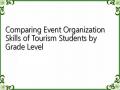 Comparing Event Organization Skills of Tourism Students by Grade Level