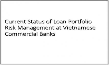 Current Status of Loan Portfolio Risk Management at Vietnamese Commercial Banks