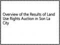 Overview of the Results of Land Use Rights Auction in Son La City