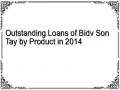 Outstanding Loans of Bidv Son Tay by Product in 2014