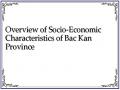 Overview of Socio-Economic Characteristics of Bac Kan Province