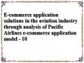E-commerce application solutions in the aviation industry through analysis of Pacific Airlines e-commerce application model - 10