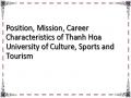 Position, Mission, Career Characteristics of Thanh Hoa University of Culture, Sports and Tourism