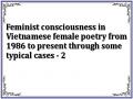 Feminist consciousness in Vietnamese female poetry from 1986 to present through some typical cases - 2