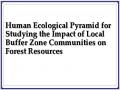 Human Ecological Pyramid for Studying the Impact of Local Buffer Zone Communities on Forest Resources