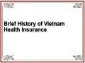 Brief History of Vietnam Health Insurance