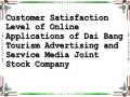 Customer Satisfaction Level of Online Applications of Dai Bang Tourism Advertising and Service Media Joint Stock Company