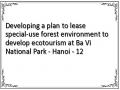 Developing a plan to lease special-use forest environment to develop ecotourism at Ba Vi National Park - Hanoi - 12