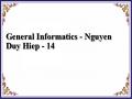 General Informatics - Nguyen Duy Hiep - 14
