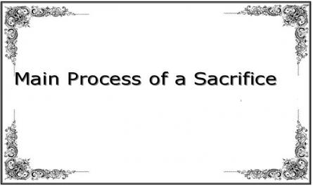 Main Process of a Sacrifice