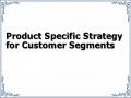 Product Specific Strategy for Customer Segments