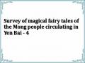 Survey of magical fairy tales of the Mong people circulating in Yen Bai - 4