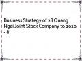 Business Strategy of 28 Quang Ngai Joint Stock Company to 2020 - 8