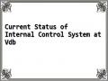 Current Status of Internal Control System at Vdb