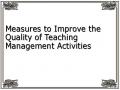 Measures to Improve the Quality of Teaching Management Activities