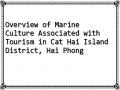 Overview of Marine Culture Associated with Tourism in Cat Hai Island District, Hai Phong