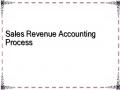 Sales Revenue Accounting Process