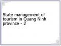 State management of tourism in Quang Ninh province - 2