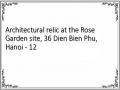 Architectural relic at the Rose Garden site, 36 Dien Bien Phu, Hanoi - 12