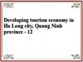 Developing tourism economy in Ha Long city, Quang Ninh province - 12
