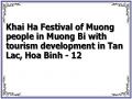 Khai Ha Festival of Muong people in Muong Bi with tourism development in Tan Lac, Hoa Binh - 12