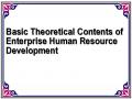 Basic Theoretical Contents of Enterprise Human Resource Development