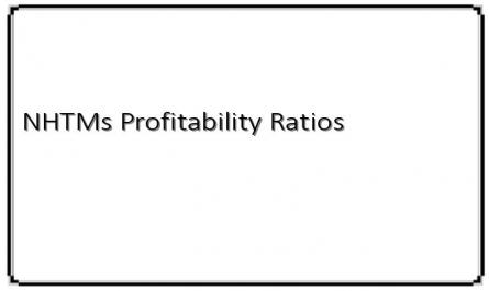 NHTM's Profitability Ratios