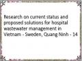 Research on current status and proposed solutions for hospital wastewater management in Vietnam - Sweden, Quang Ninh - 14