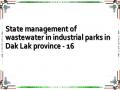 State management of wastewater in industrial parks in Dak Lak province - 16