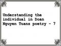 Understanding the individual in Doan Nguyen Tuans poetry - 7