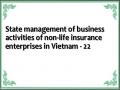 State management of business activities of non-life insurance enterprises in Vietnam - 22