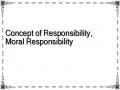 Concept of Responsibility, Moral Responsibility