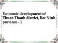 Economic development of Thuan Thanh district, Bac Ninh province - 1