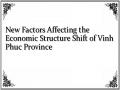 New Factors Affecting the Economic Structure Shift of Vinh Phuc Province