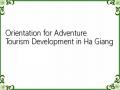 Orientation for Adventure Tourism Development in Ha Giang