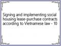Signing and implementing social housing lease-purchase contracts according to Vietnamese law - 10
