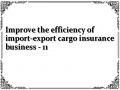 Improve the efficiency of import-export cargo insurance business - 11